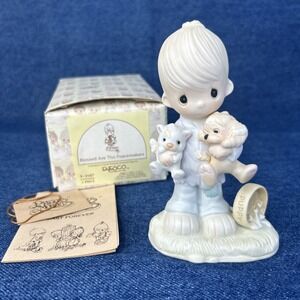 Precious Moments Blessed are the Peacemakers Figurine 1979 Enesco E-3107